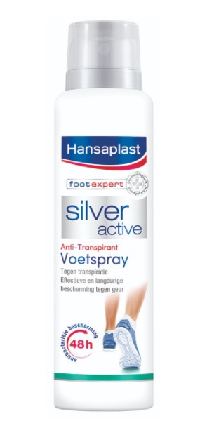 Hansaplast Silver active voet deodorant 150ml