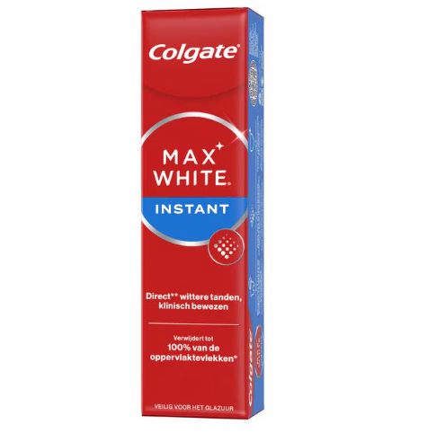 Colgate Tandpasta max white instant 75ml