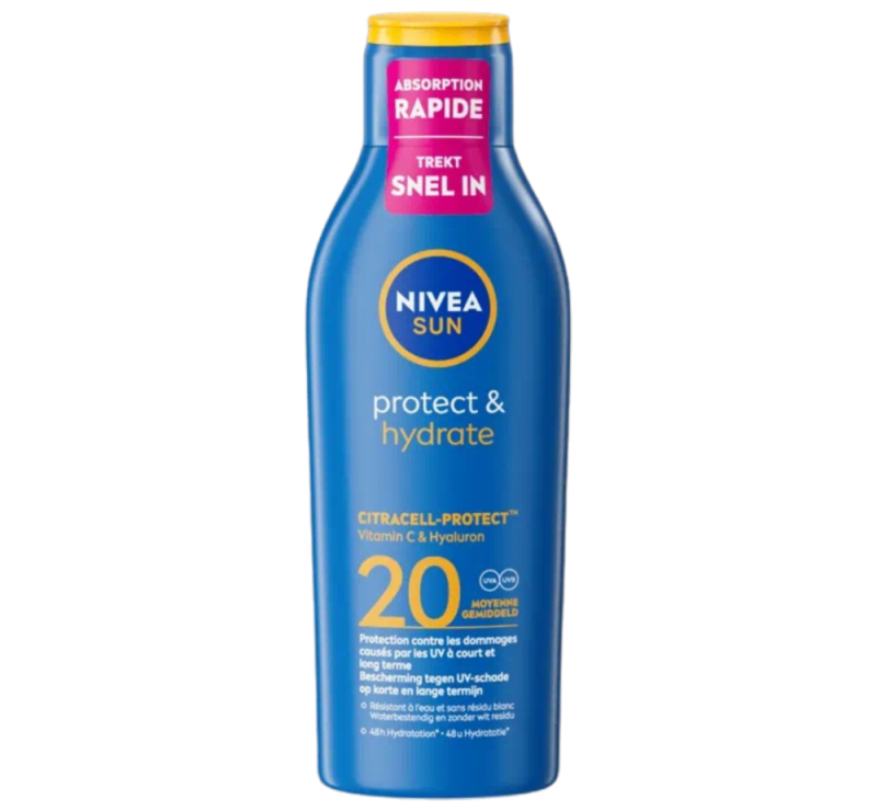 Nivea Sun protect & hydrate zonnemelk spf20 200 ML