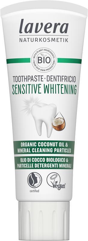 Lavera Tandpasta sensitive whitening 75 ML