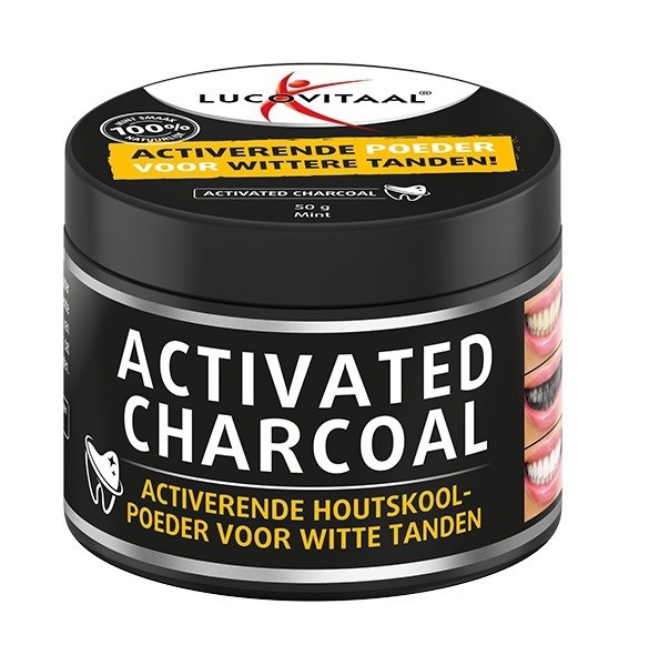 Lucovitaal Activated charcoal houtskoolpoeder 50 gram