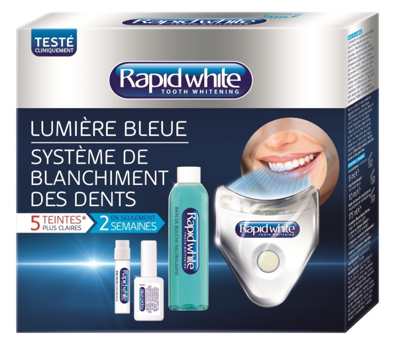 Rapid White Blue light tandenbleek systeem 1st