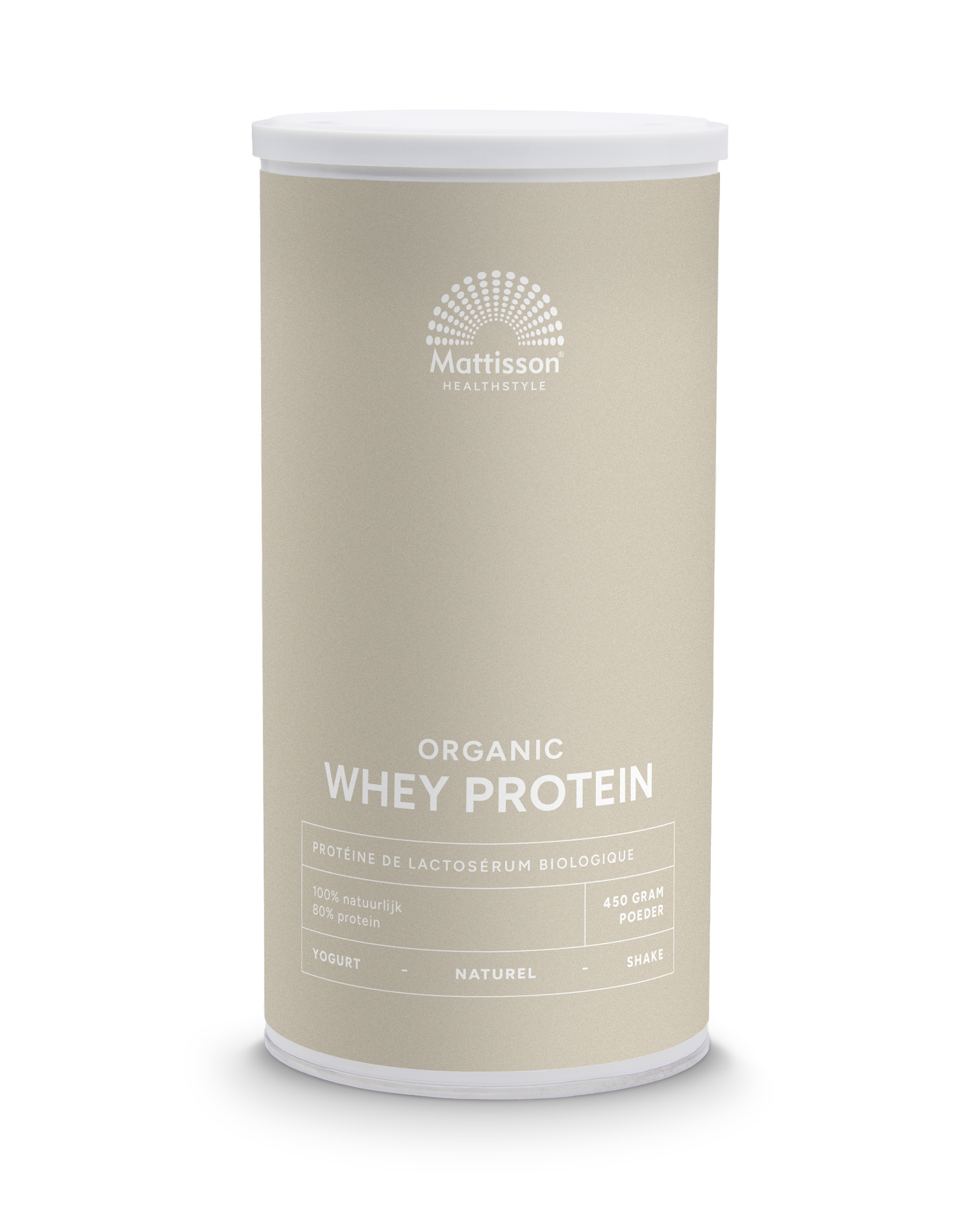 Mattisson HealthStyle Biologische Wei Proteïne Naturel
