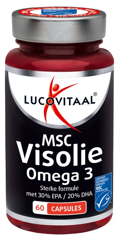 Lucovitaal Msc visolie omega 3 60caps