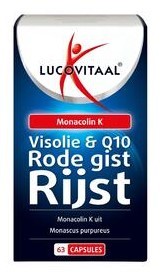 Lucovitaal Rode gist rijst + visolie en q10 63ca
