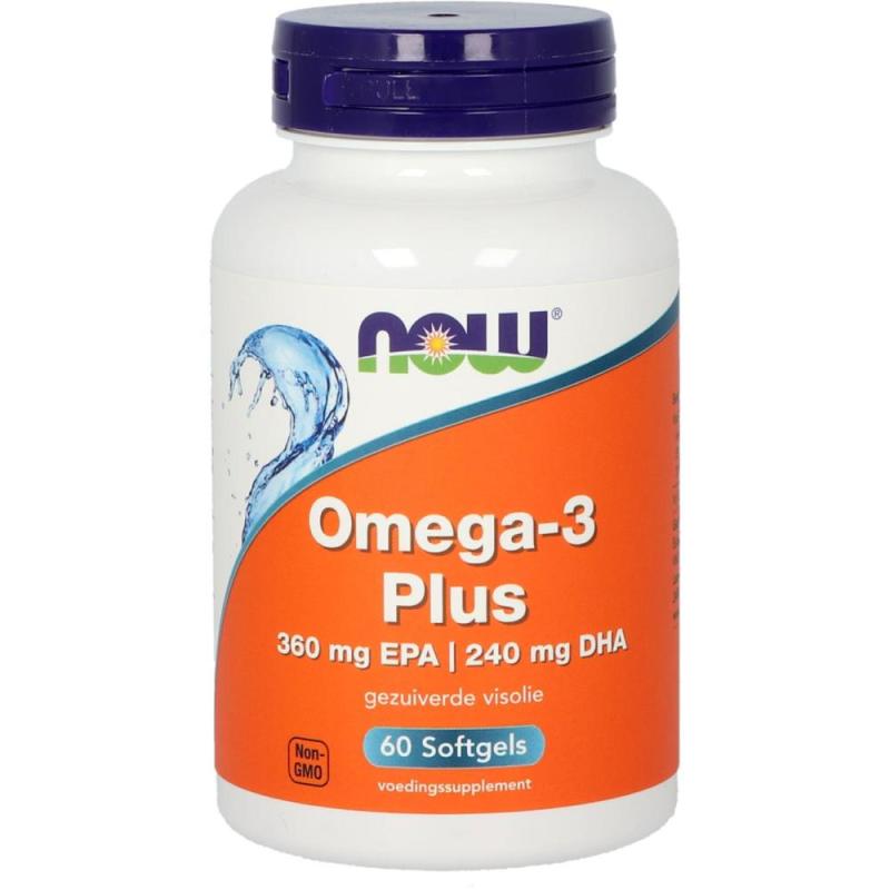 Now Omega-3 plus 60 softgels