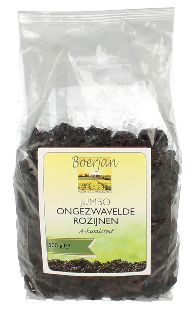 Boerjan Rozijn Jumbo Blauw Ongezwaveld 500gr