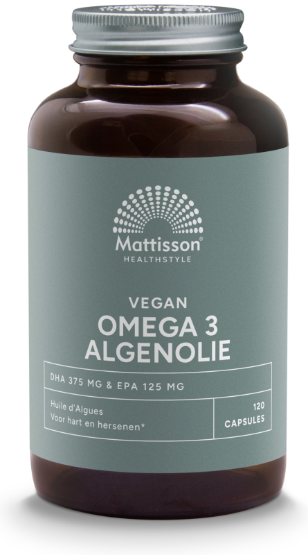 Mattisson Healthstyle vegan omega-3 algenolie 120 Vegan Capsules