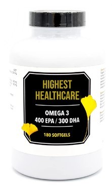 Highest healthcare Omega 3 visolie forte 180 Stuks