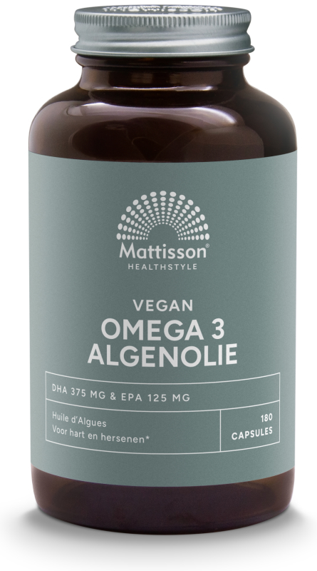 Mattisson Healthstyle vegan omega-3 algenolie 180 Vegan Capsules