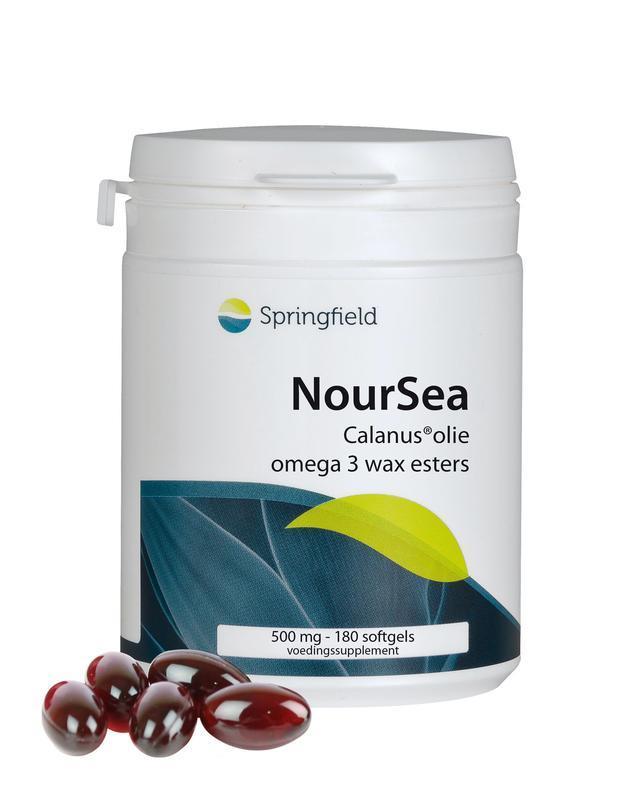 Springfield Noursea calanusolie omega 3 wax esters 180 Softgels