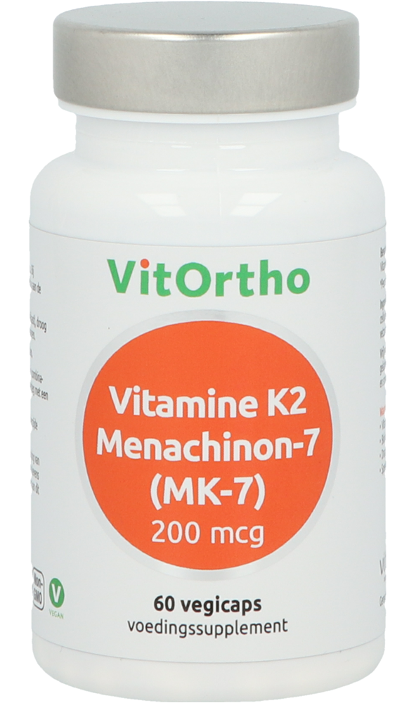 VitOrtho Vitamine K2 Menachinon-7 (MK-7) 200mcg Vegicaps