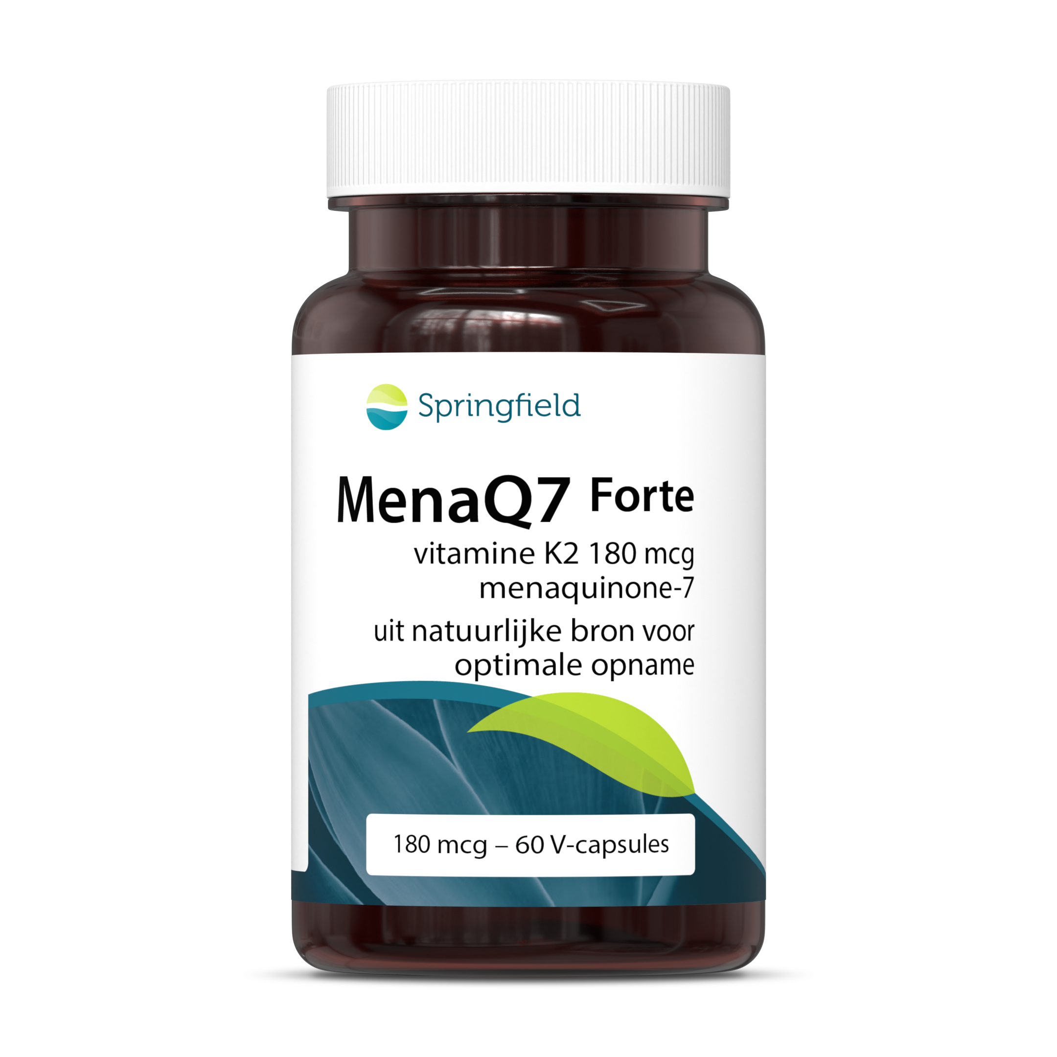 Springfield MenaQ7 Forte Vitamine K2 180mcg Capsules 60st
