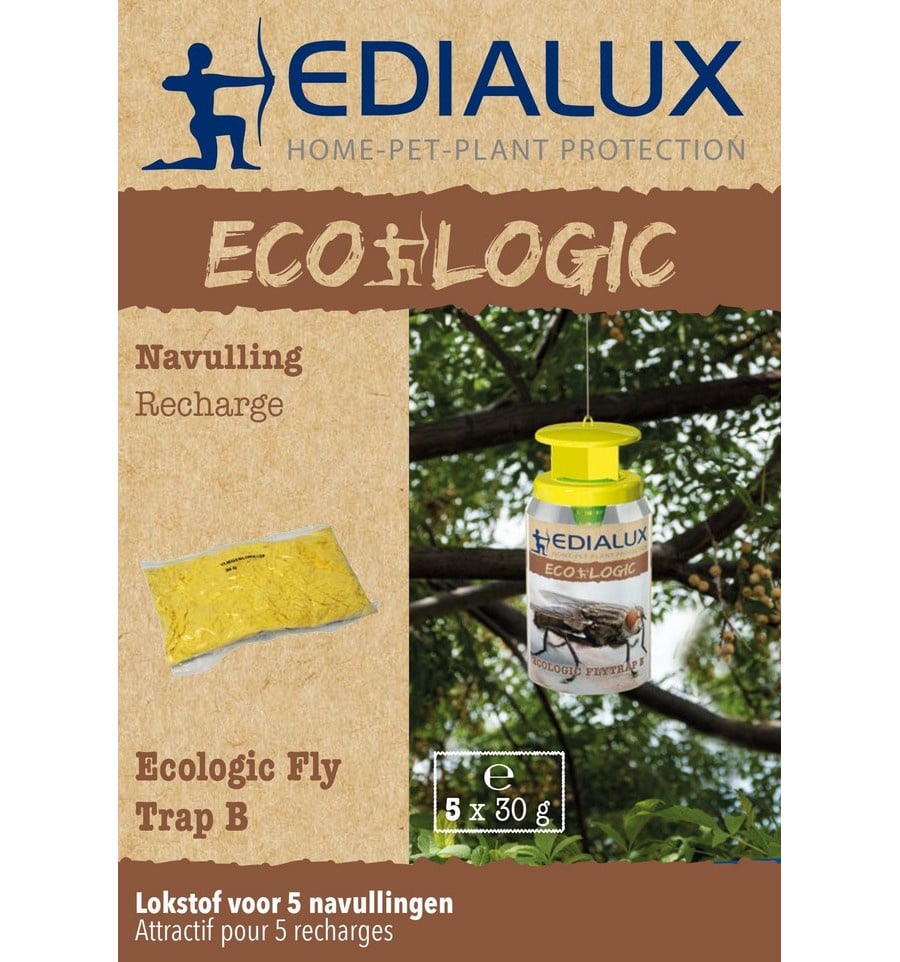 Edialux Flybottle met lokstof  flybottle met lokstof