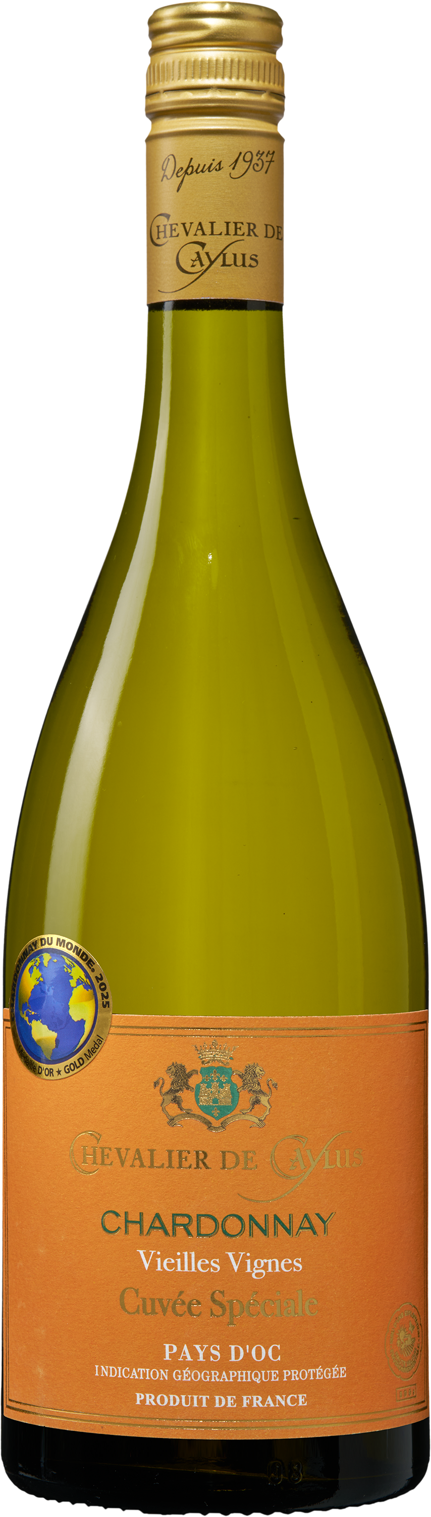 Wijnbeurs Chevalier de Caylus Chardonnay 'Vieilles Vignes' Cuvée Speciale