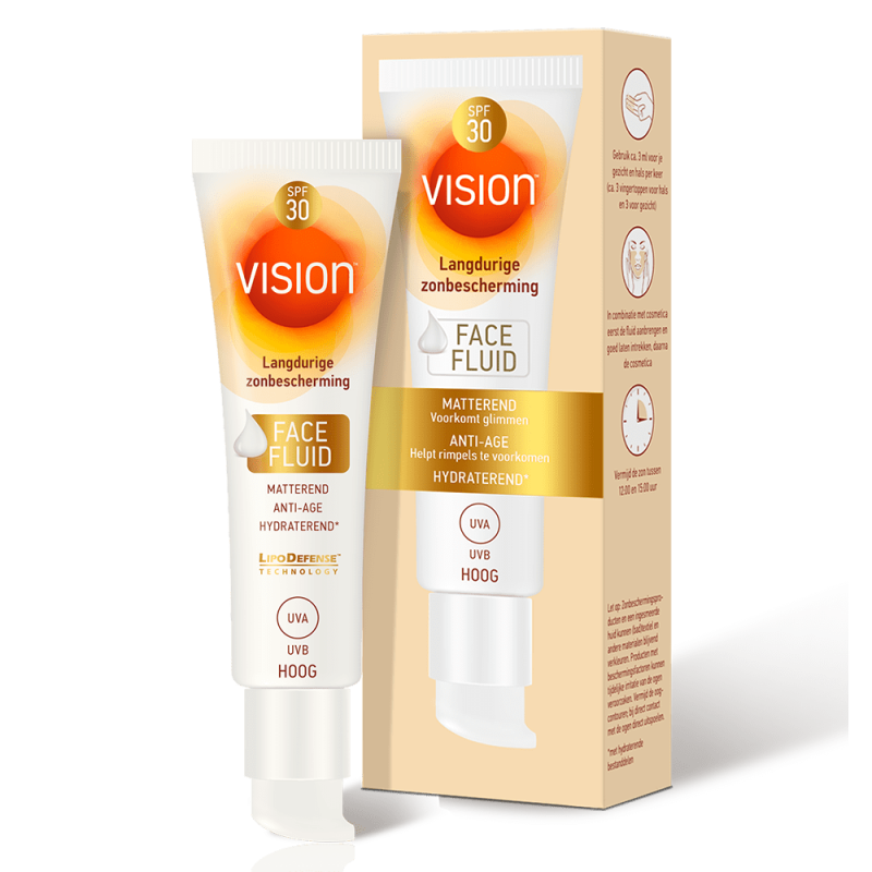 Vision Zonnebrand face fluid spf30 50 ML