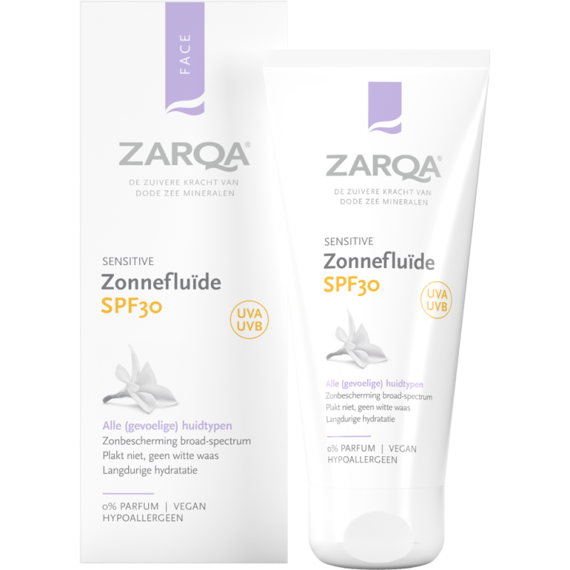 Zarqa Zonnefluide spf30 sensitive 50 ML