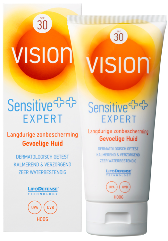 Vision Zonnecrème sensitive++ expert spf30 180 ML