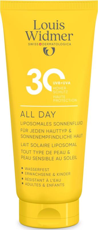 Louis Widmer All day spf30 zonder parfum 100 ML