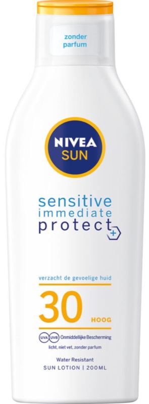 Nivea Sun sensitive immediate protect spf30 zonnemelk 200 ML