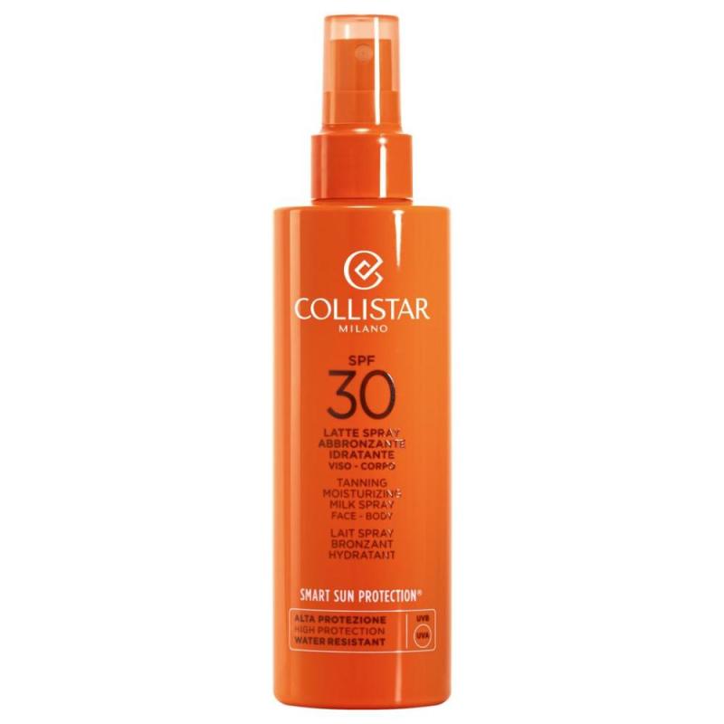 Collistar Tanning moisturizing milk spray face-body spf30 200 ML