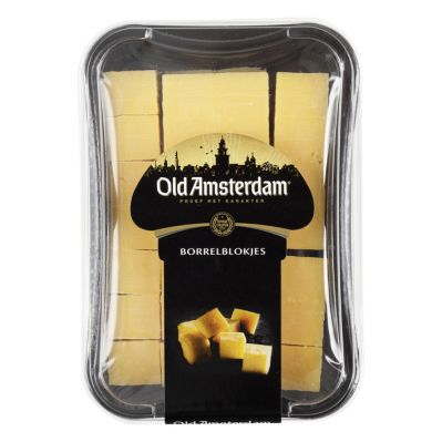 Old Amsterdam kaasblokjes - borrelblokjes - 170 gram 48+