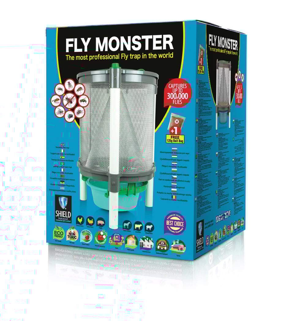 Shield Fly Monster extra grote vliegenval