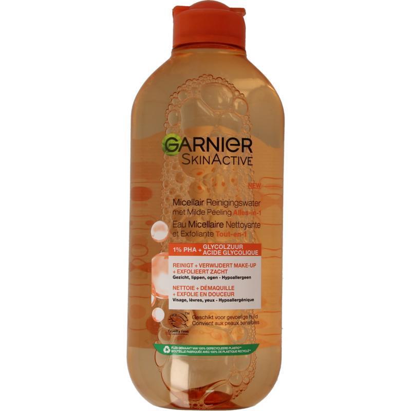 Garnier Skinactive micellair reinigingswater milde peeling 400 ML