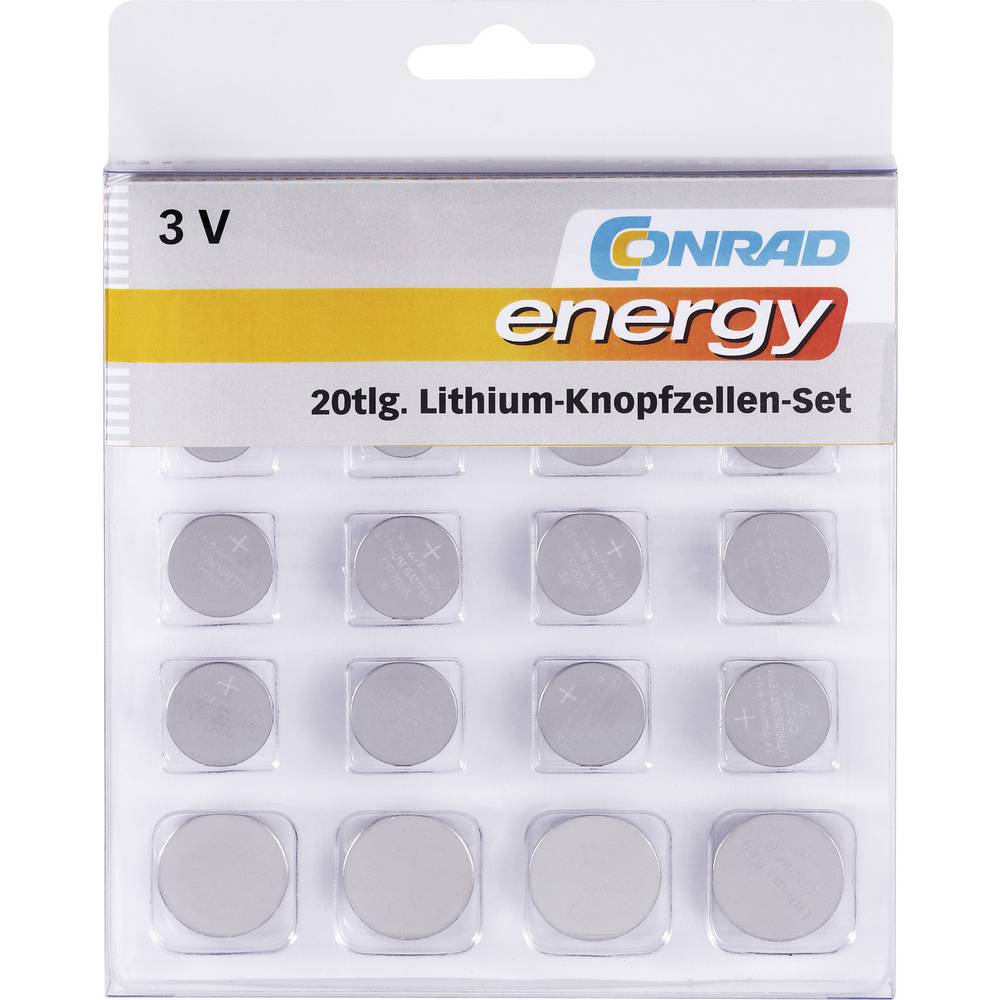 Conrad energy Knoopcelset 20 stuk(s)