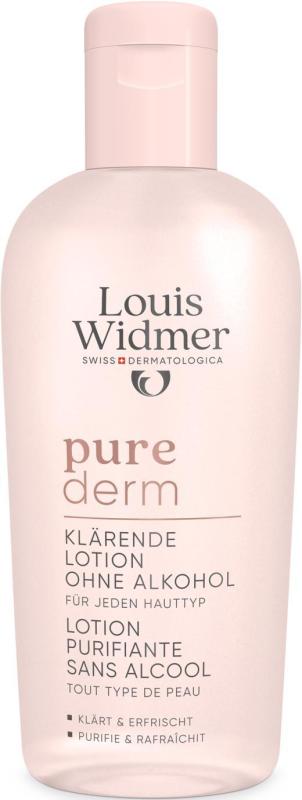 Louis Widmer Purederm zuiverende tonic zonder alcohol ongeparfumeerd 200 ML