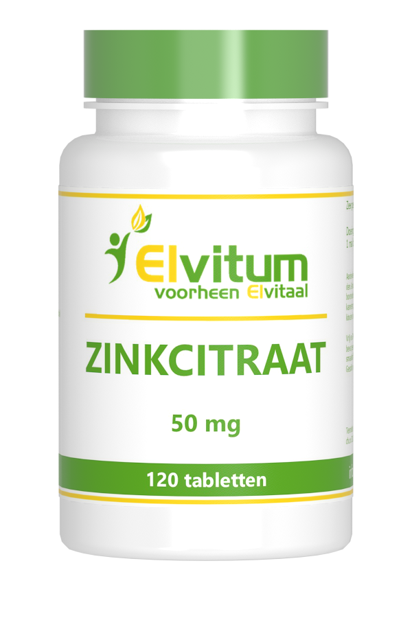 Elvitum Zink Citraat 50mg Tabletten
