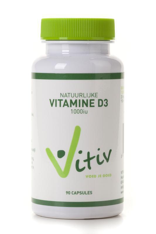 Vitiv Vitamine d3 90 capsules