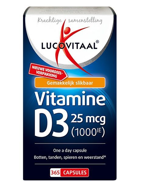 Lucovitaal Vitamine d3 25 mcg 730 capsules