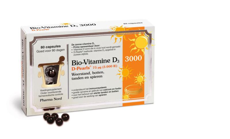 Pharma Nord Bio-vitamine d3 3000ie d pearls 80 capsules