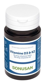 Bonusan Vitamine d3 & k2 60 Softgels