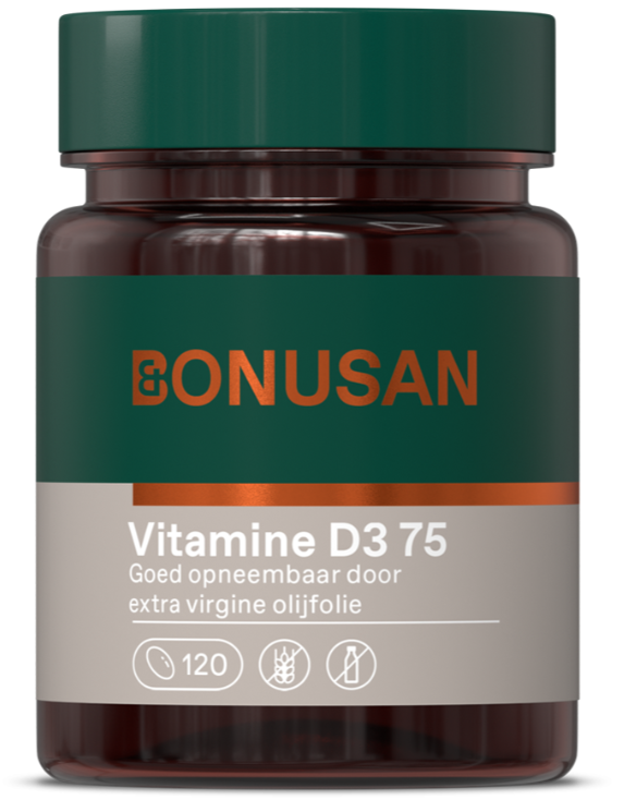 Bonusan Vitamine d3 75mcg / 3000 ie 120 Capsules