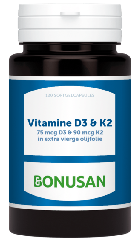 Bonusan Vitamine d3 & k2 120 Softgels
