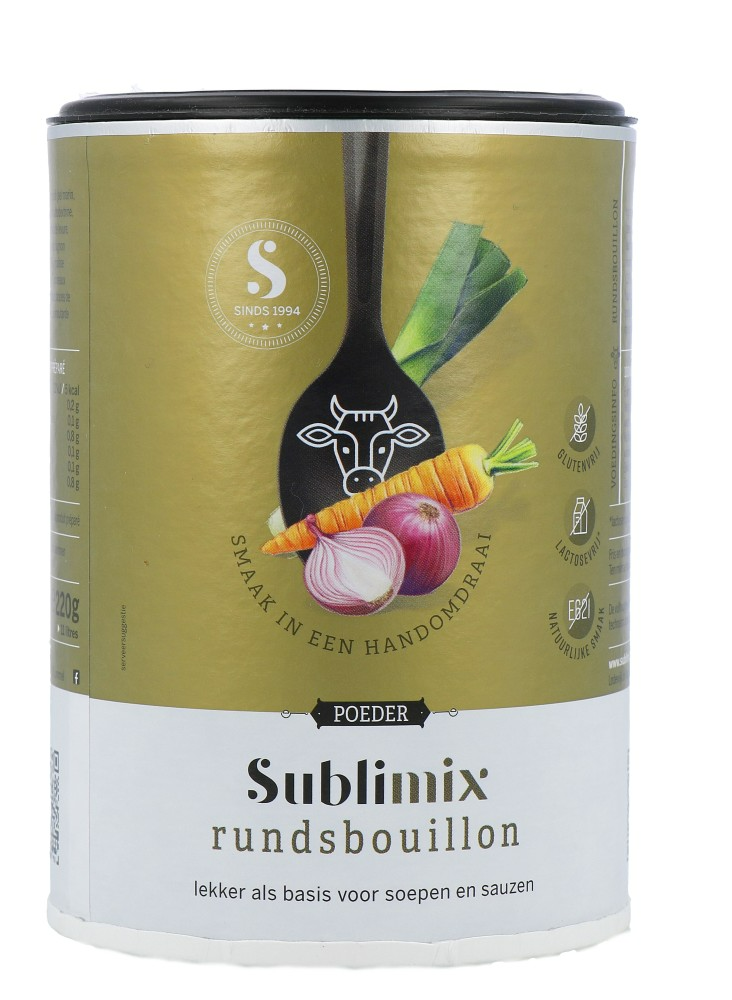 Sublimix Rundsbouillon Glutenvrij