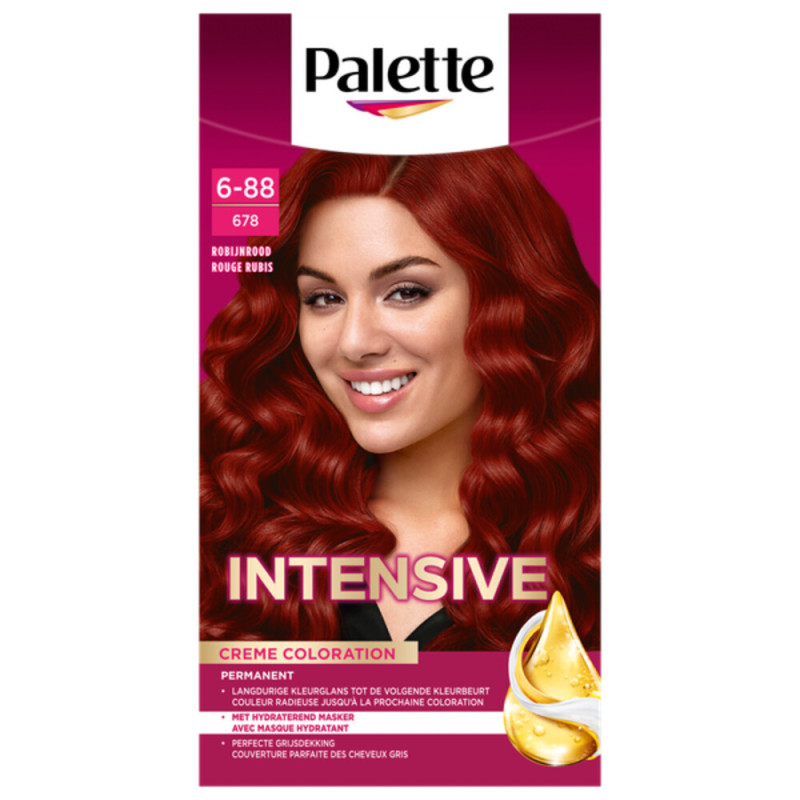 Poly Palette Intensive crème coloration 678 robijn rood 115ml