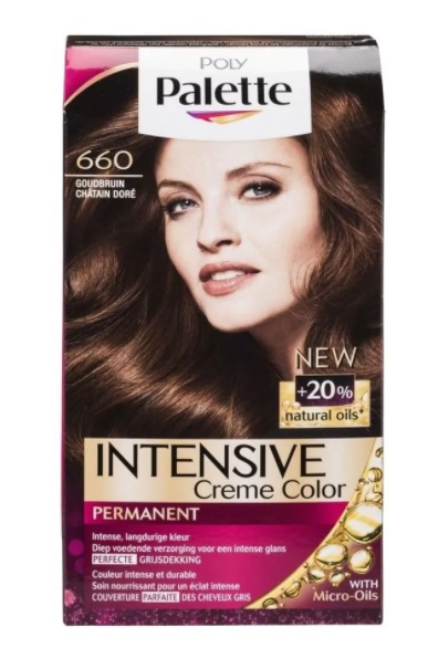 Poly Palette Intensive crème color 660 goudbruin 115ml