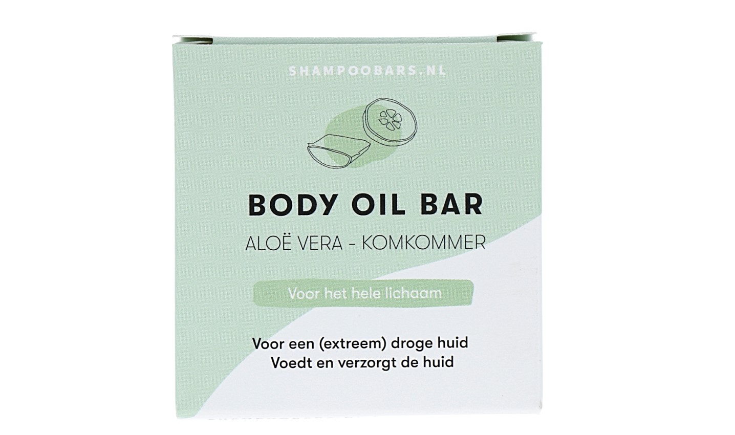 Shampoo Bars Body Oil Bar Aloë Vera en Komkommer
