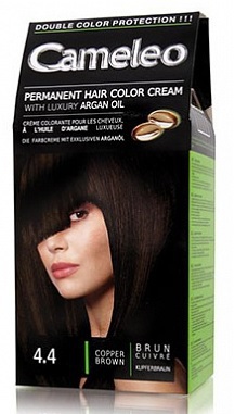 Cameleo Haarkleuring permanente creme kleuring koper bruin 4.4 1 stuk