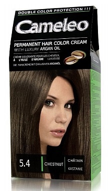 Cameleo Haarkleuring permanente creme kleuring kastanje 5.4 1 stuk