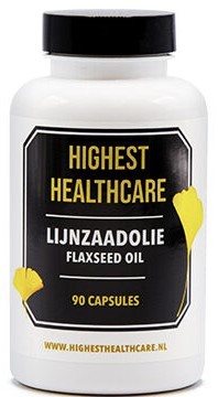 Highest healthcare Lijnzaadolie 90 Capsules