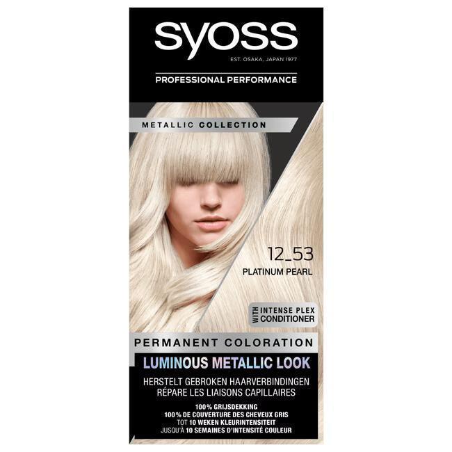 Syoss Metallics 12-53 platinum pearl 1 Stuk