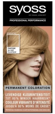 Syoss Color baseline pantone 9-67 coral gold 1 Stuk