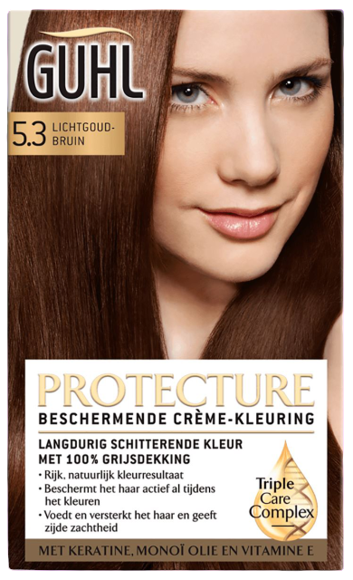 Guhl Haarverf crème-kleuring 5.3 lichtgoud-bruin 1 stuk