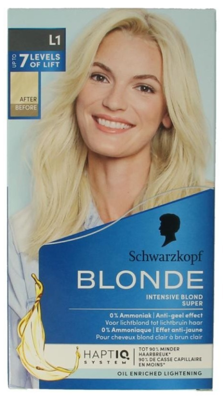 Schwarzkopf Blonde Haarverf intensive blonde super 1 stuk