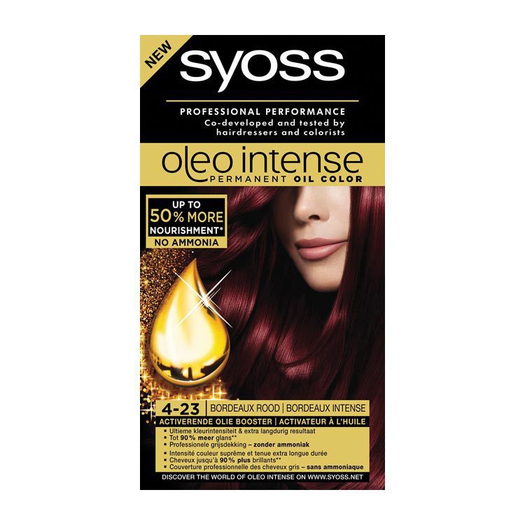Syoss Oleo intense 4-23 bordeaux rood 1 stuk
