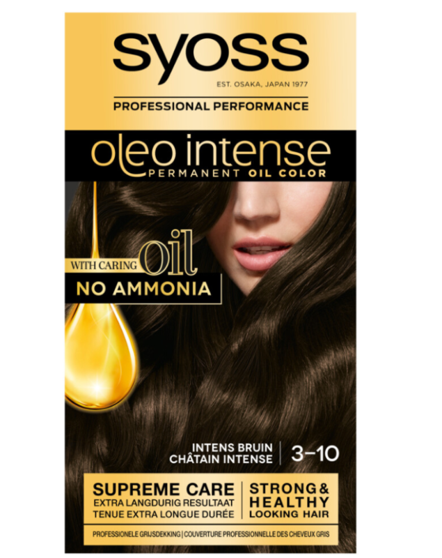 Syoss Oleo intense 3-10 intens bruin 1 stuk